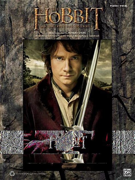 The Hobbit An Unexpected Journey Sheet Music Selections 